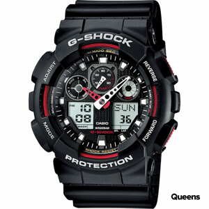 Hodinky Casio G-Shock GA 100-1A4ER černé / červené