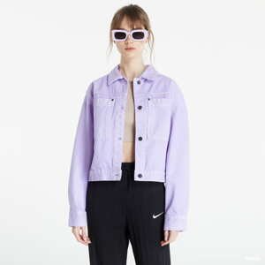 Džíska Urban Classics Ladies Short Boxy Worker Jacket Purple