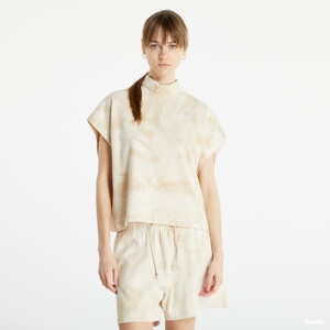 Dámské tričko Nike Women's Washed Jersey Top Sanddrift/ White