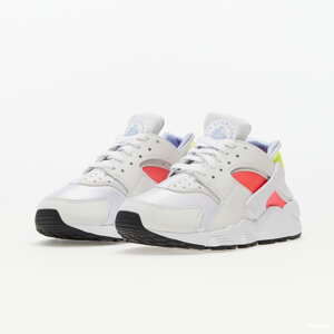 Nike W Air Huarache White/ Volt-Bright Crimson