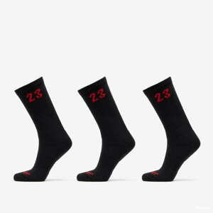 Ponožky Jordan ESSENTIALS CREW SOCKS (3 PAIRS) černé