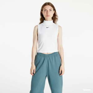 Dámský top Nike NSW Collection Essentials Sleeveless Mock Top bílé