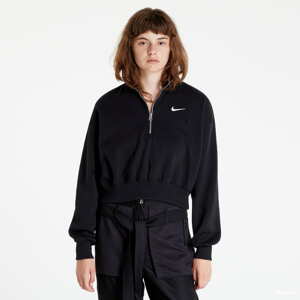 Dámská mikina Nike NSW Phoenix Fleece Women's 1/4-Zip Black/ Sail