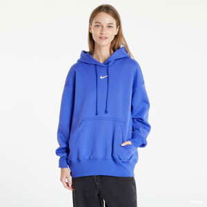 Dámská mikina Nike NSW Phoenix Fleece Women's Oversized Fleece Pullover Hoodie Modrá