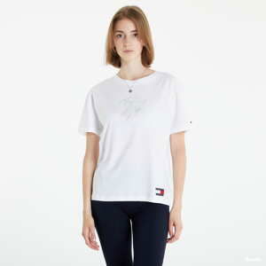 Dámské tričko Tommy Hilfiger Tee SS Logo Haze White