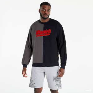 Mikina Wasted Paris Crew Neck  Fury Bicolor tmavě šedá / černá