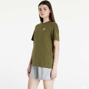 Dámské tričko adidas Originals Loungewear Adicolor Essential Trefoil T-Shirt zelené