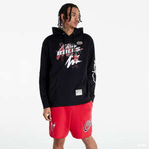 Mikina Mitchell & Ness Hyper Hoops Hoodie Chicago Bulls černá