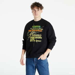 Svetr PLEASURES Faint Crewneck Sweatshirt černý