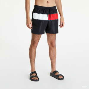 Pánské koupací šortky Tommy Hilfiger Mid New Flag Drawstring Black