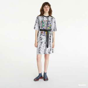 Šaty adidas Originals Love Unites Doodle Tee Dress Black / White