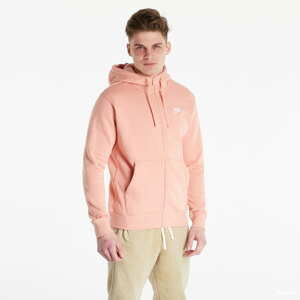 Mikina Nike NSW Club Fleece Man´s Full-Zip Hoodie Orange