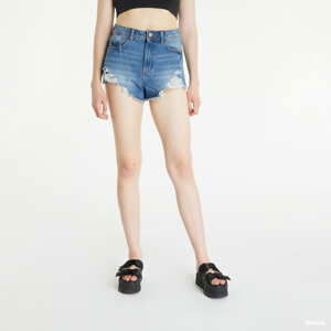 Džínové šortky Noisy May High Waisted Denim Shorts modré