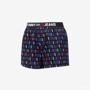 TOMMY JEANS Jeans Woven Boxer Print černé