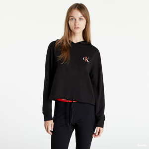 Dámská mikina Calvin Klein Ck1 Lounge Ft L/S Hoodie Black