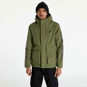 Pánská zimní bunda adidas Performance Utilitas 3-Stripes Hooded Jacket Green