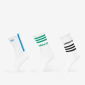Ponožky adidas Originals Graphic CR 3 pairs bílé
