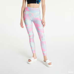 Legíny Reebok Workout Ready Printed Leggings Pink / Green