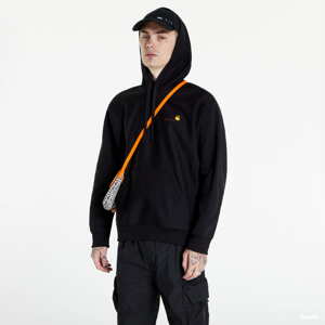 Mikina Carhartt WIP Hooded American Script Sweat černá