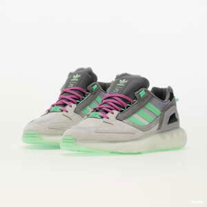 adidas Originals ZX 5K BOOST Grey Three/ Beam Grey/ Semi Purple Lime