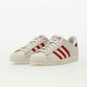 adidas Originals Superstar Cloud White/ Legend Burgundy/ Semi Orange