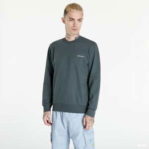 Mikina Carhartt WIP Script Embroidery Sweat Grey