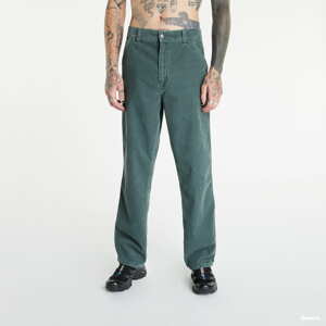 Manšestrové kalhoty Carhartt WIP Corduroy Simple Pant zelené