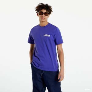 Tričko s krátkým rukávem Carhartt WIP S/S University Script T-Shirt fialové
