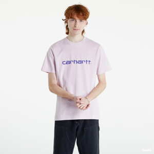 Tričko s krátkým rukávem Carhartt WIP S/S Script T-Shirt světle fialové