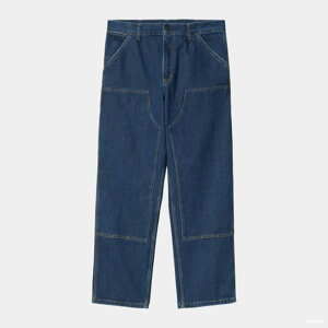 Jeans Carhartt WIP Double Knee Pant modré