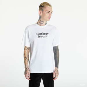 Tričko s krátkým rukávem Market Smiley Earth On Fire T-Shirt bílé