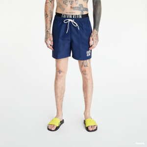 Pánské koupací šortky Calvin Klein Double Waistband Swim Shorts Intense Power navy
