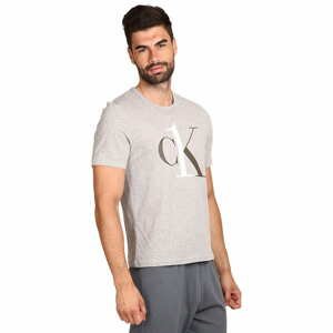 Tričko s krátkým rukávem Calvin Klein Crew Neck T-Shirt Grey