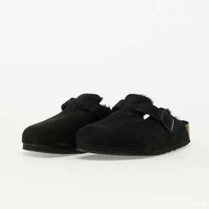 Pantofle Birkenstock Boston VL/Shearling Black