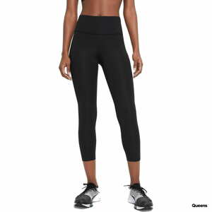 Legíny Nike Fast Women's Cropped Running Tights Black