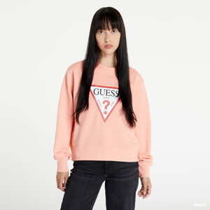 Dámská mikina GUESS Classic Logo Sweatshirt Orange