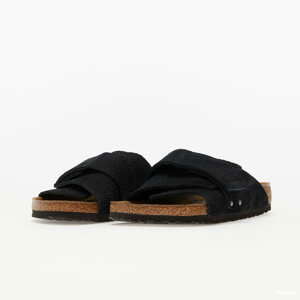 Pantofle BIRKENSTOCK Kyoto Desert Buck Black