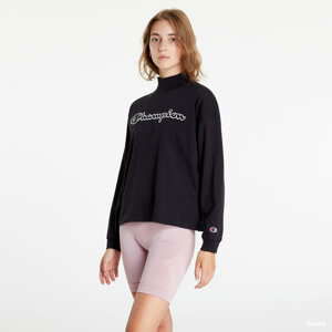 Dámské tričko s dlouhým rukávem Champion Long Sleeves High Neck T-Shirt černé