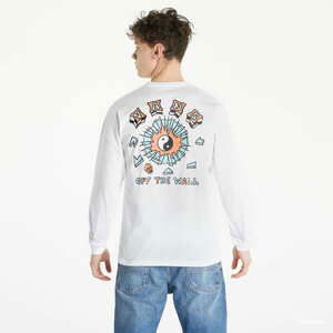 Pánské tričko Vans Shattered Balance Long Sleeve Tee White