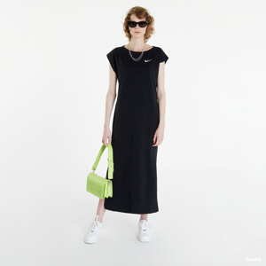 Šaty Nike Women's Short-Sleeve Midi Dress Black