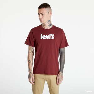Tričko s krátkým rukávem Levi's ® Relaxed Fit Tee vínové