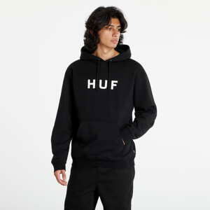 Svetr HUF Essentials OG Logo Hoodie Black