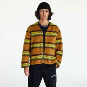 Svetr PLEASURES Fortune Cardigan Yellow