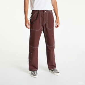 Kalhoty PLEASURES Ultra Utility Pant Brown