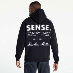 Mikina 9N1M SENSE. Hoodie Berlin černá