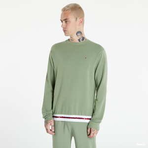´Pánské pyžamo Tommy Hilfiger Logo Tape Track Sweatshirt Green