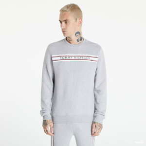 Mikina Tommy Hilfiger Signature Tape Logo Sweatshirt Grey