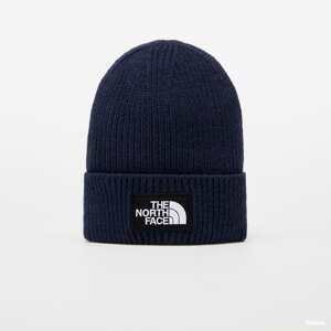 Kulich The North Face TNF Logo Box Cuffed Short Beanie Summit Navy