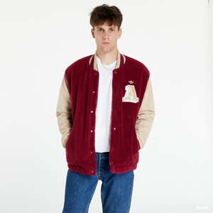 Bomber bunda adidas Originals Varsity Jacket Vínová