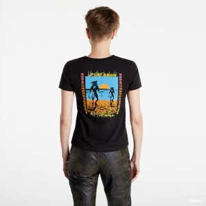 Dámské tričko Vans x Stranger Things Surf's Upside Down Crew T-Shirt Černé